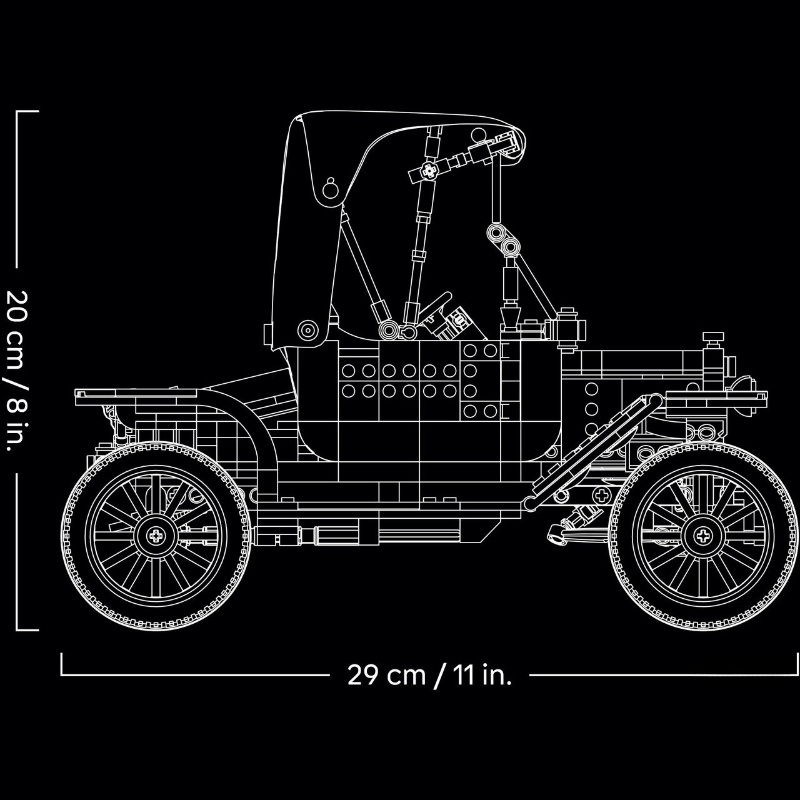 1060-delige Vintage Model T Au - Lego Set Technic recensie en prijs