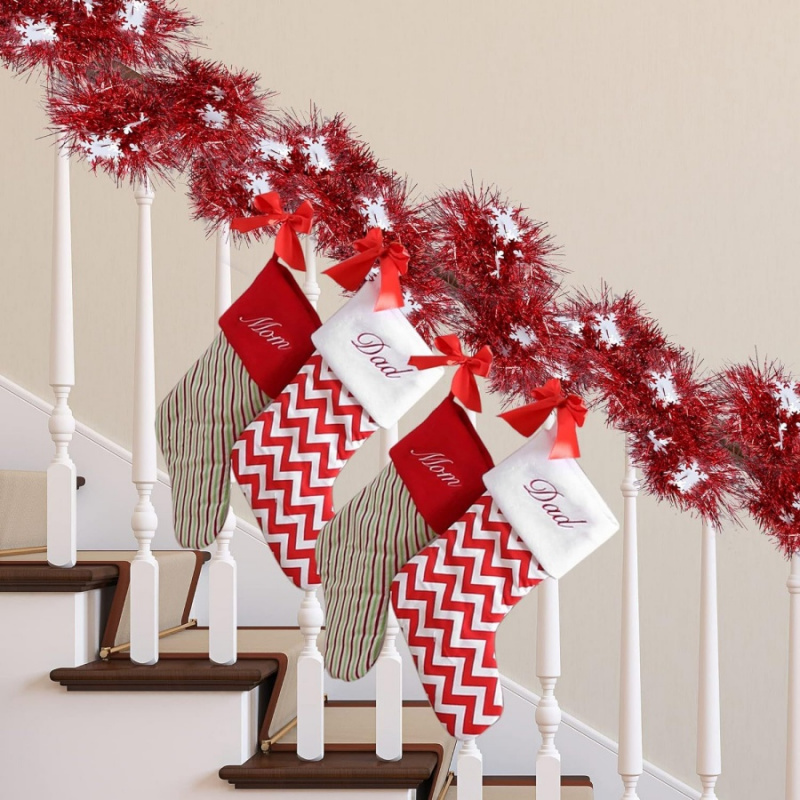1 st Kerst Klatergoud Sneeuwvl - Tinsel Garland Decoration recensie en prijs