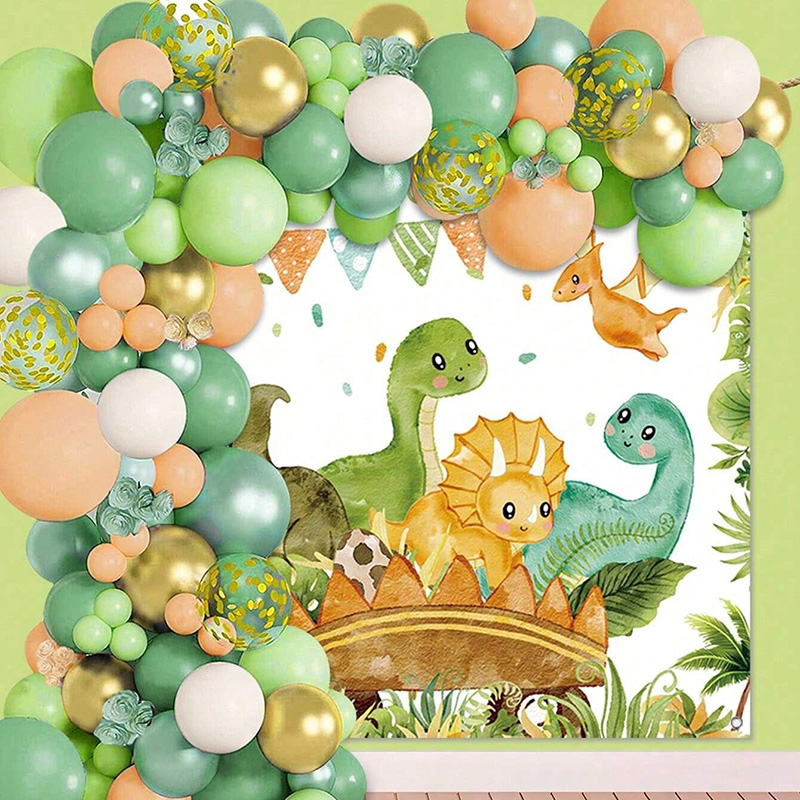 Dinosaurus ballon set boog voo - Tinsel Garland Decoration recensie en prijs