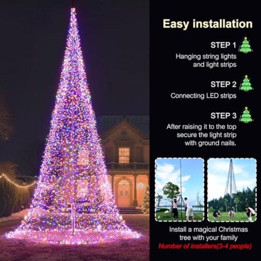 Buiten vlaggenmast LED kerstbo - Christmas Lights Outdoor recensie en prijs